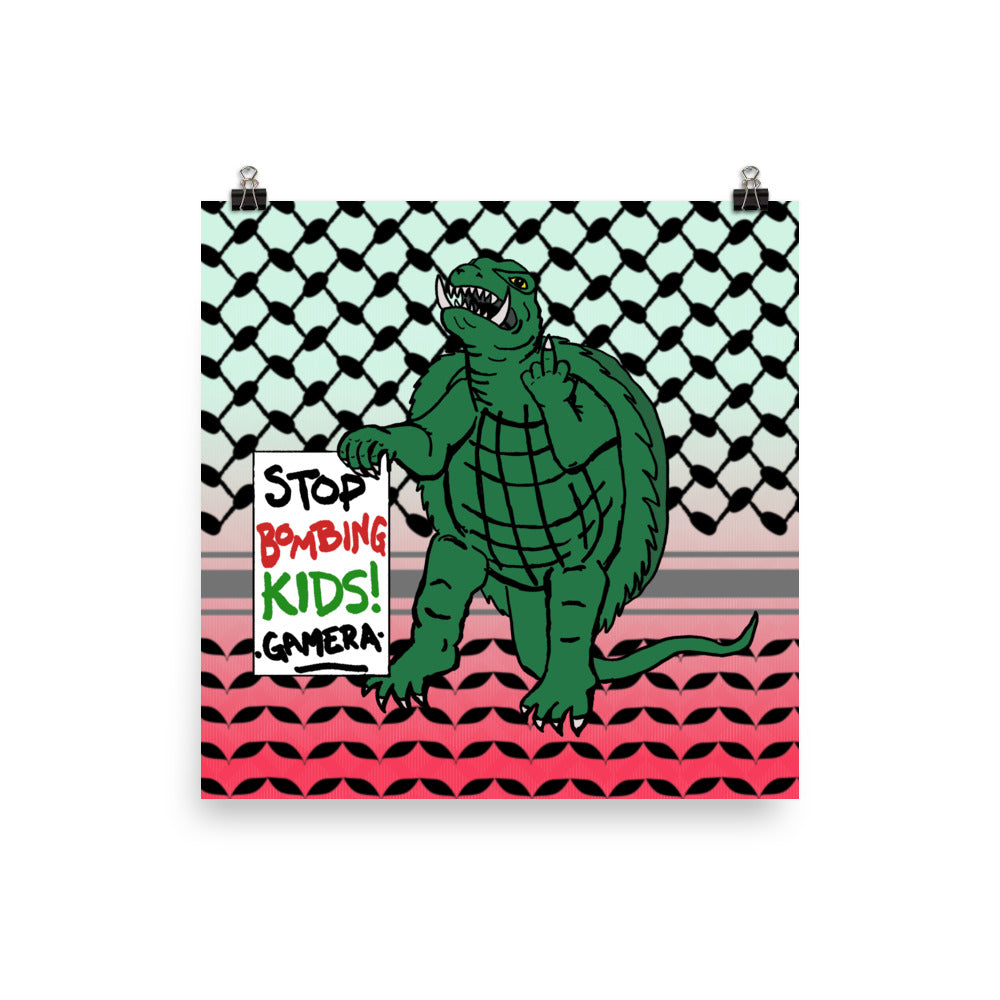 Gamera for Gaza Poster