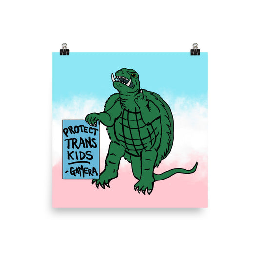 Gamera Protest Poster