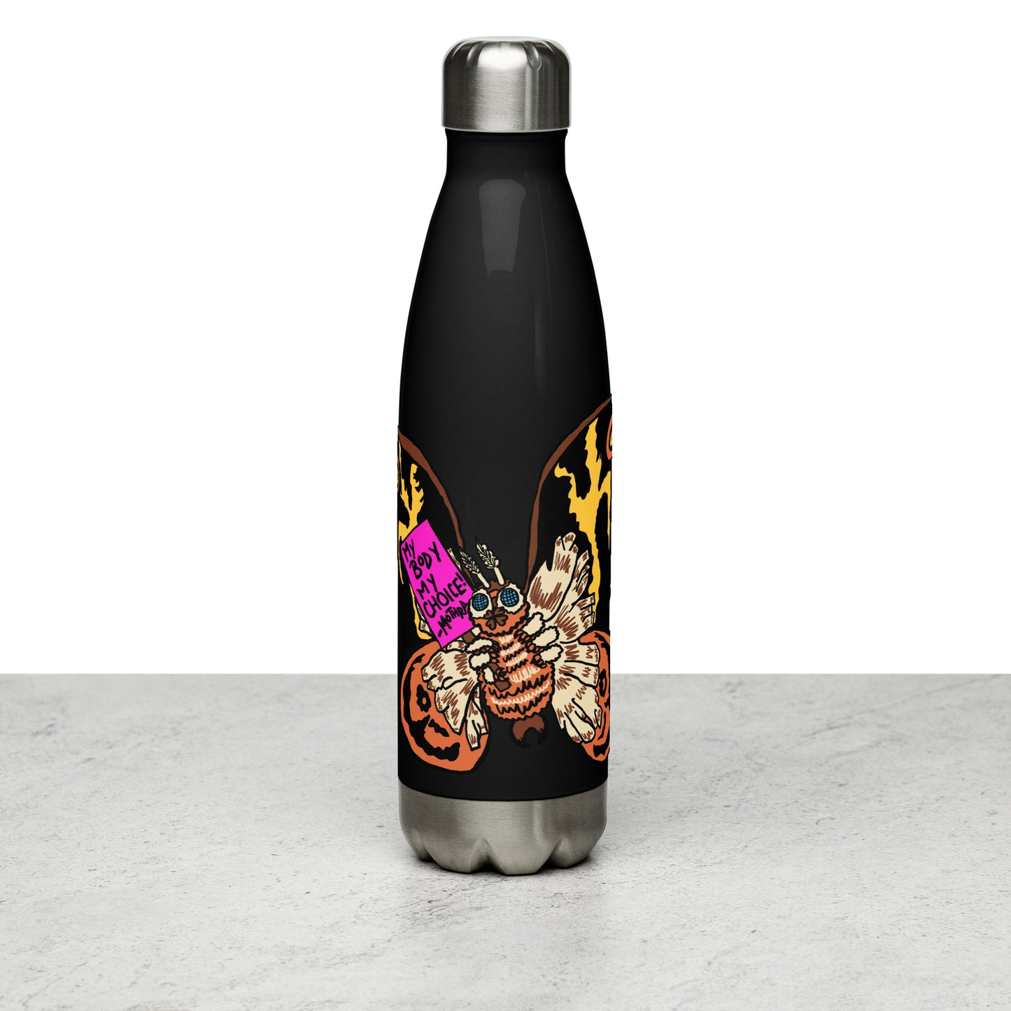 Mothra Protest Stainless Water Bottle