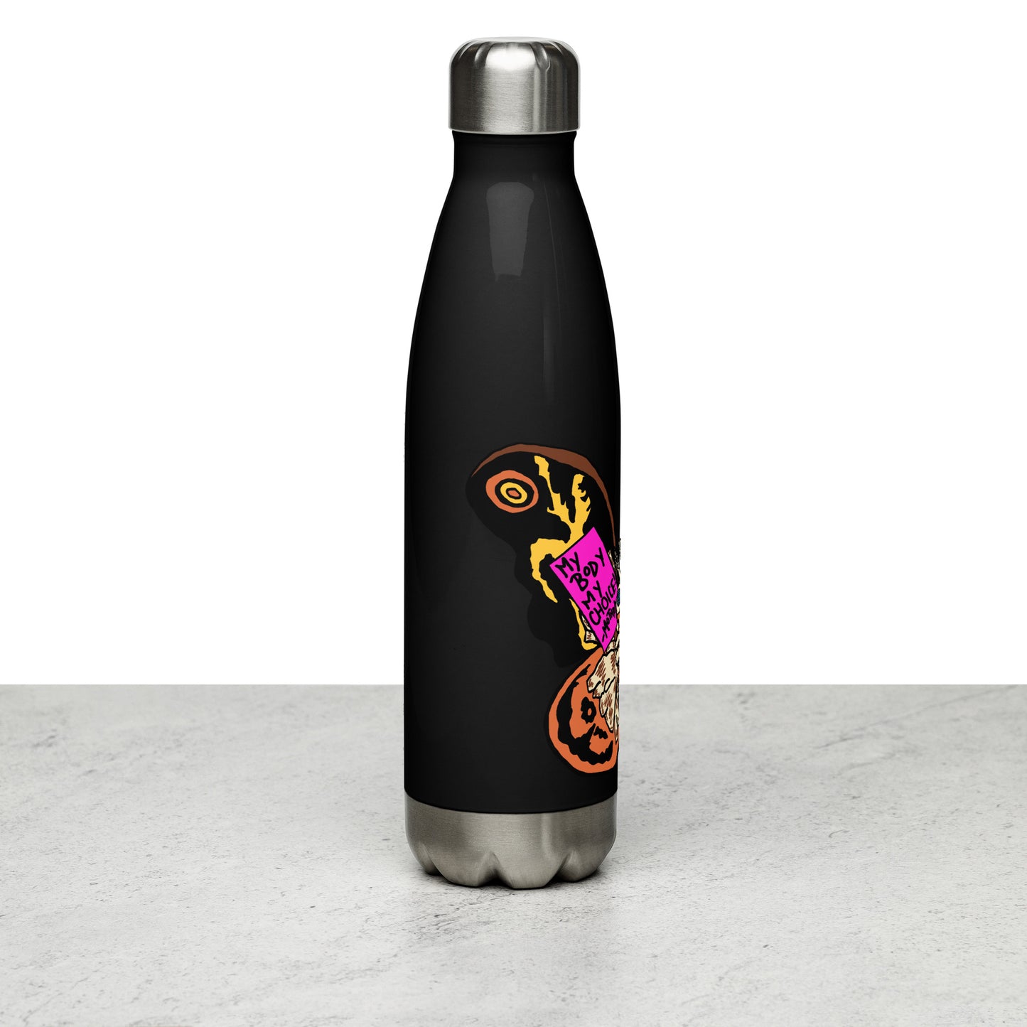 Mothra Protest Stainless Water Bottle